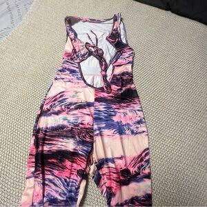SHEIN Pink and Purple Patterned Garment